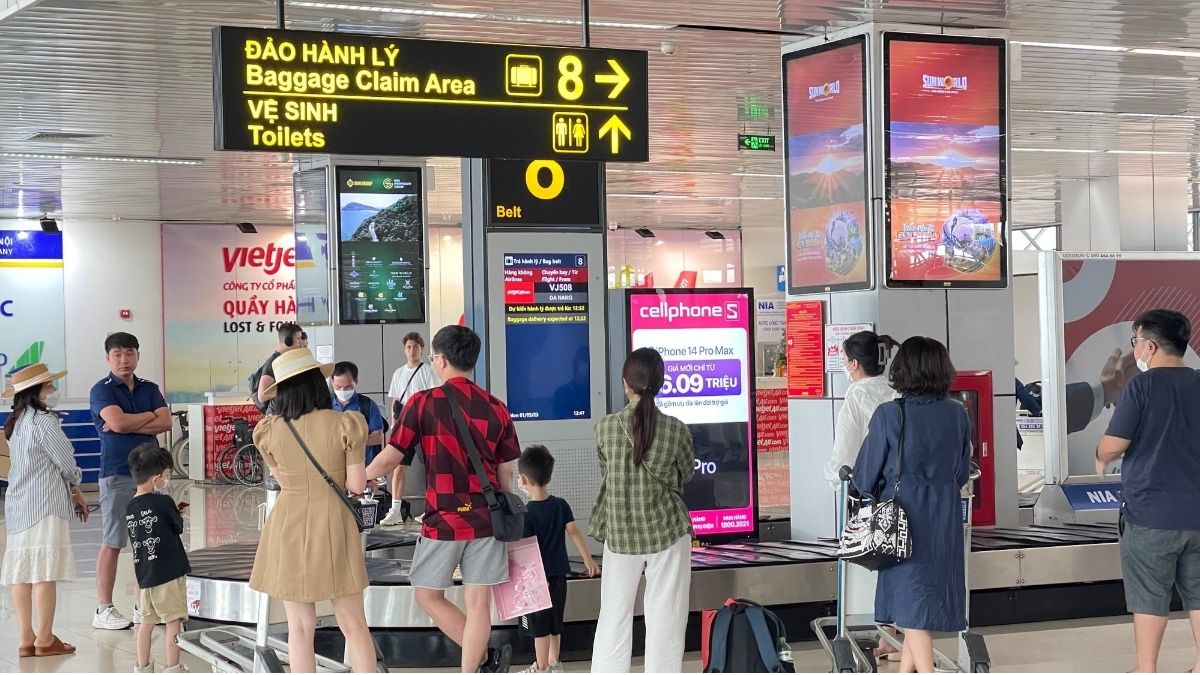 Baggage claim on Level 1 (Source: Bao Tien Phong)