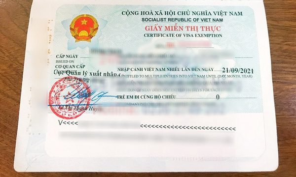 Learn more about the requirement 5-year Vietnam visa exemption fee