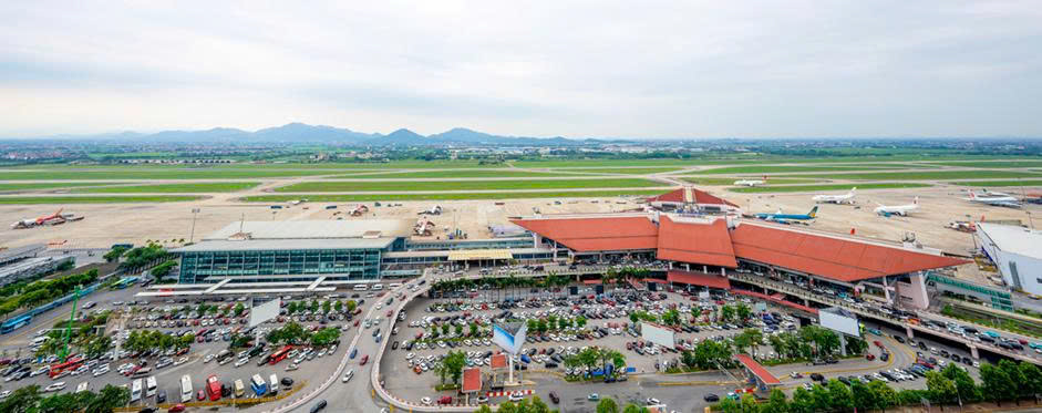 Aerial view of Noi Bai Airport (Source: noibaiairport.vn)