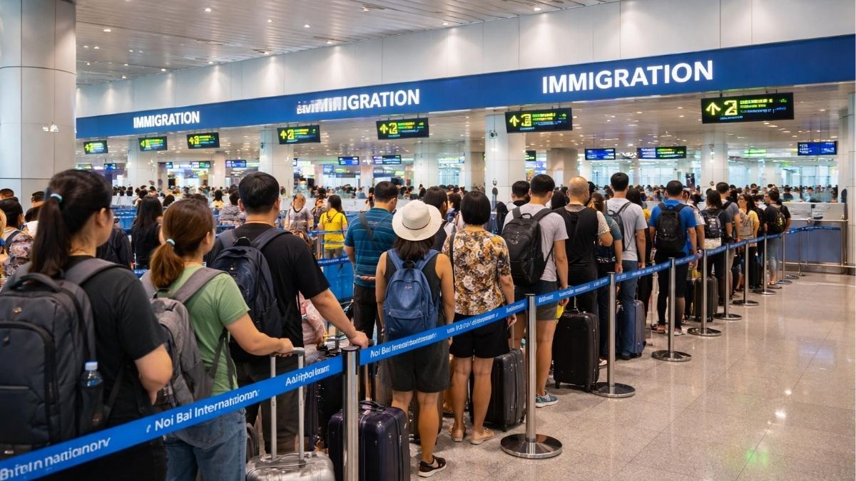 Noi Bai airport immigration in 2026: routes, wait times and what to prepare